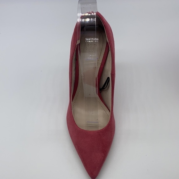 H&M - Raspberry Pink Suede Like Heels Size 36 or 5.5 - Picture 3 of 16